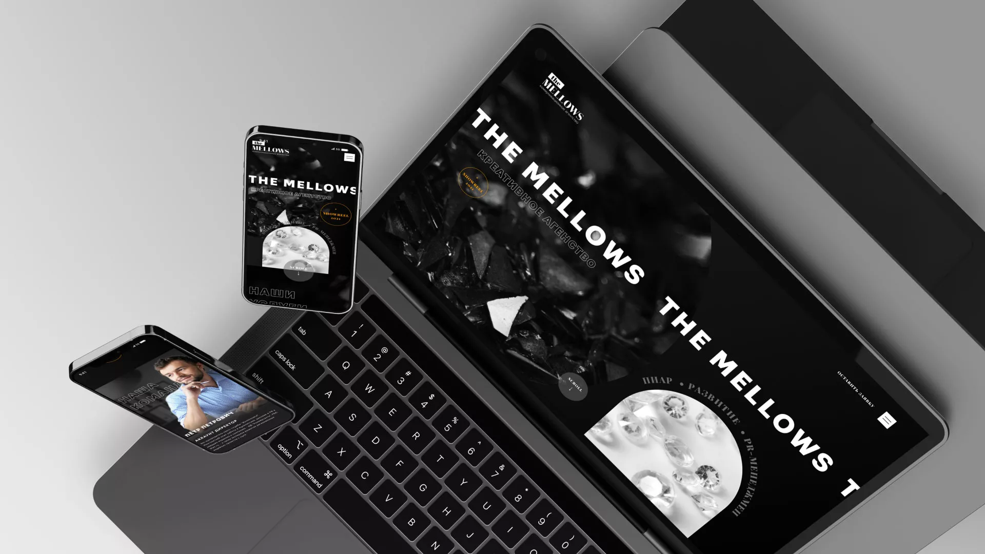 Разработка сайта креативного агентства «The Mellows» в Полярном