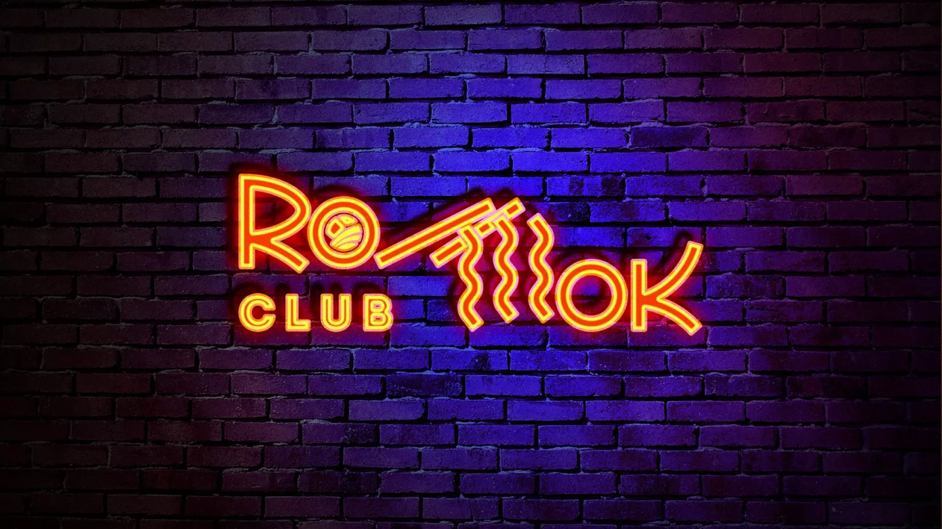 Разработка светящейся интерьерной вывески суши-бара «Roll Wok Club» в Полярном Разработка светящейся интерьерной вывески суши-бара «Roll Wok Club» в Полярном